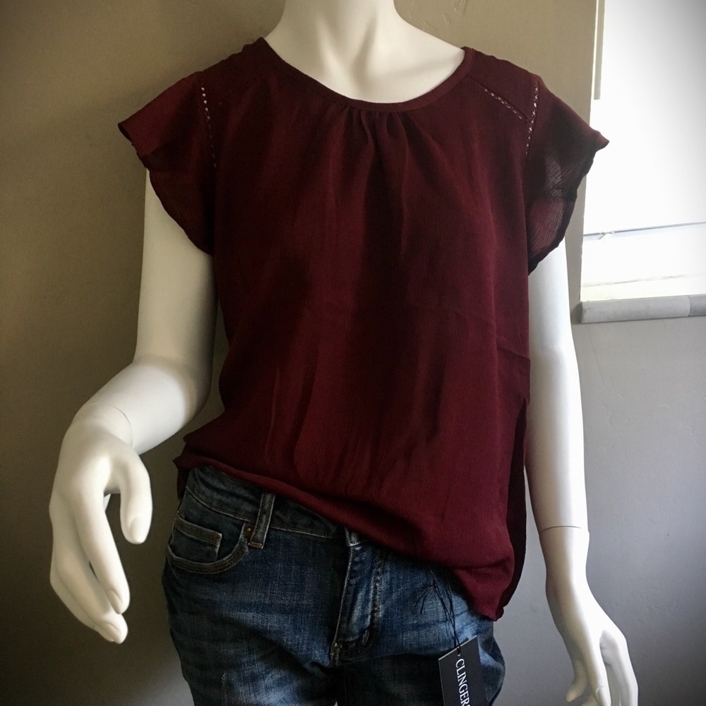 Wine Blouse